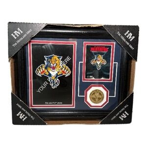 Florida Panthers Framed Photo and Coin Display - Navy/Red/White